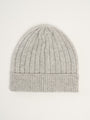 Bonnet côtelé enfant - Gris clair
