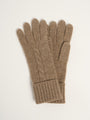 Gants torsadés - Marron
